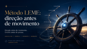 Método LEME: direção antes de movimento