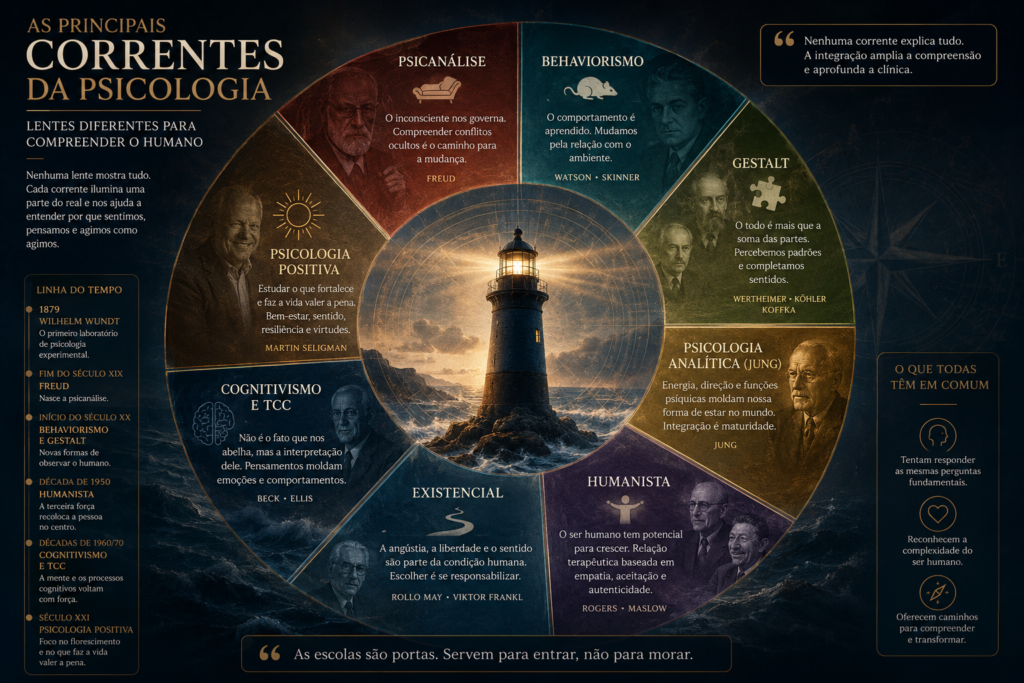 As principais correntes da psicologia: um panorama
