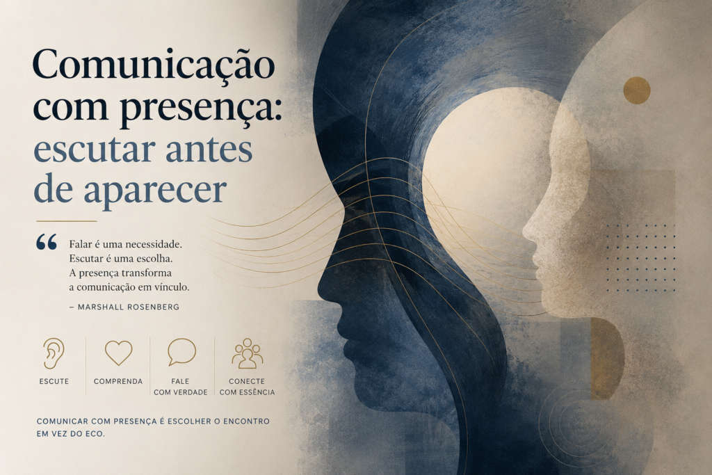Comunicação com presença: escutar antes de aparecer