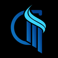 Foto para perfil simples com borda azul